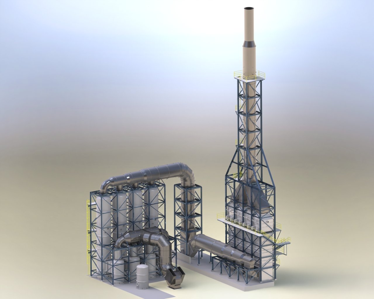 Sulfite Pulp Mill SO2 Scrubber and Wet Electrostatic Precipitator