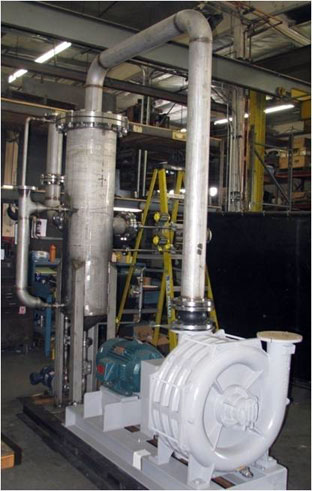biomass gasifier scrubber