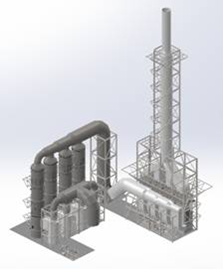 Sulfite Pulp Mill Scrubber