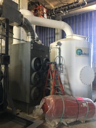 Medical waste incinerator Scrubber add-on controls