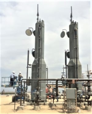 Oxy Petroleum Stripper Towers